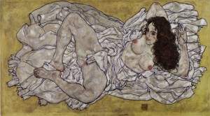 Nudo disteso, 1917