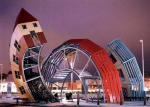 Splash Building di Dennis Oppenheim